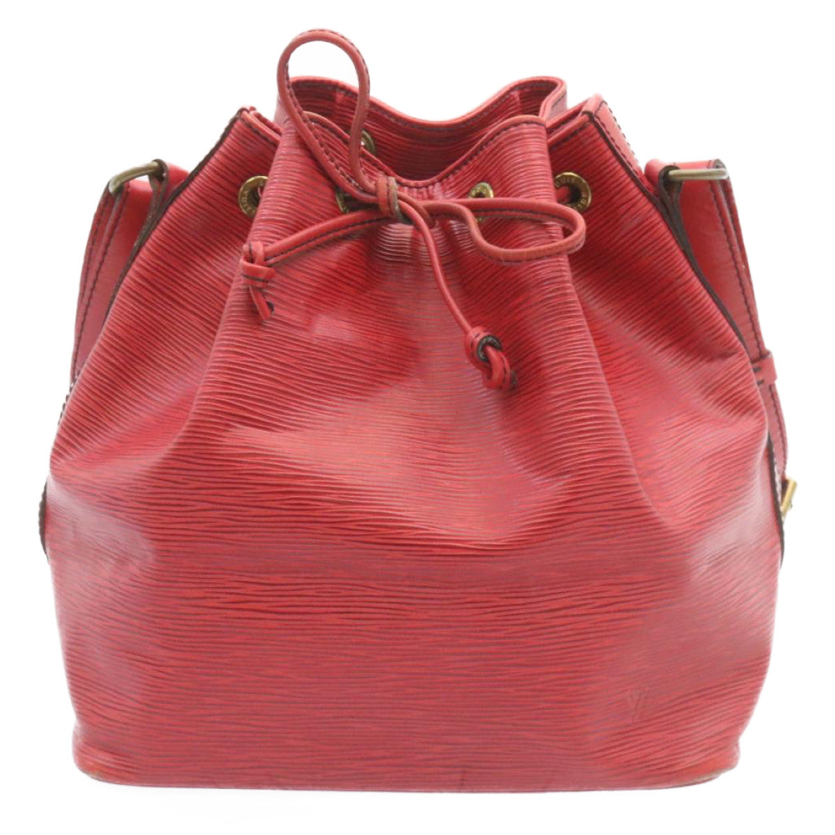 LOUIS VUITTON Epi Petit Noe Shoulder Bag Red M44107 LV Auth th2146