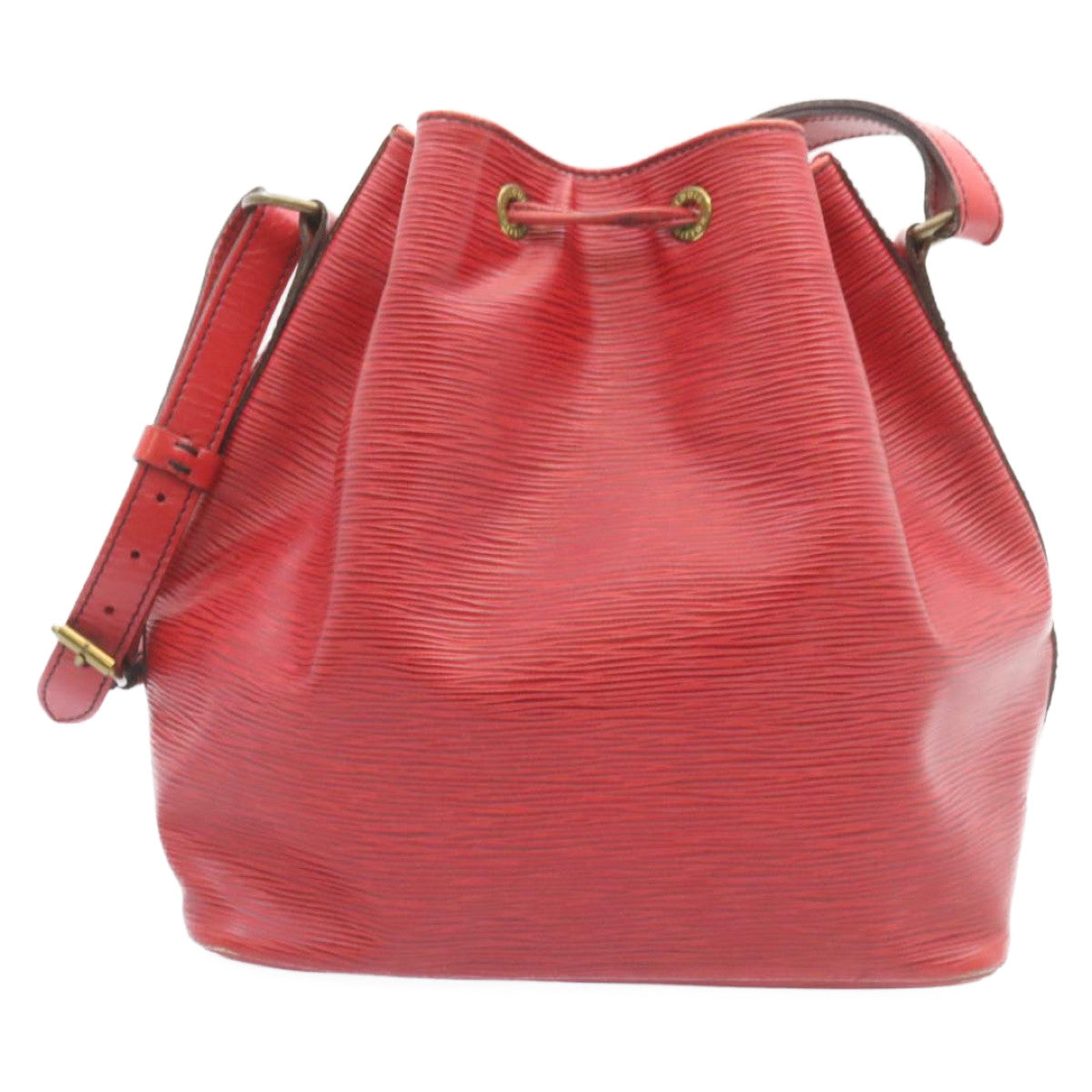 LOUIS VUITTON Epi Petit Noe Shoulder Bag Red M44107 LV Auth th2146