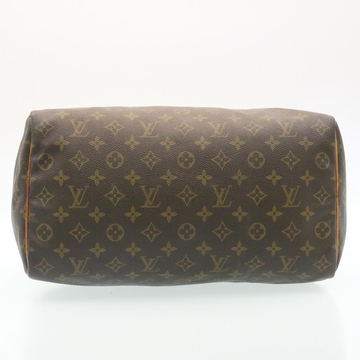 LOUIS VUITTON Monogram Speedy 35 Hand Bag M41524 LV Auth th2156