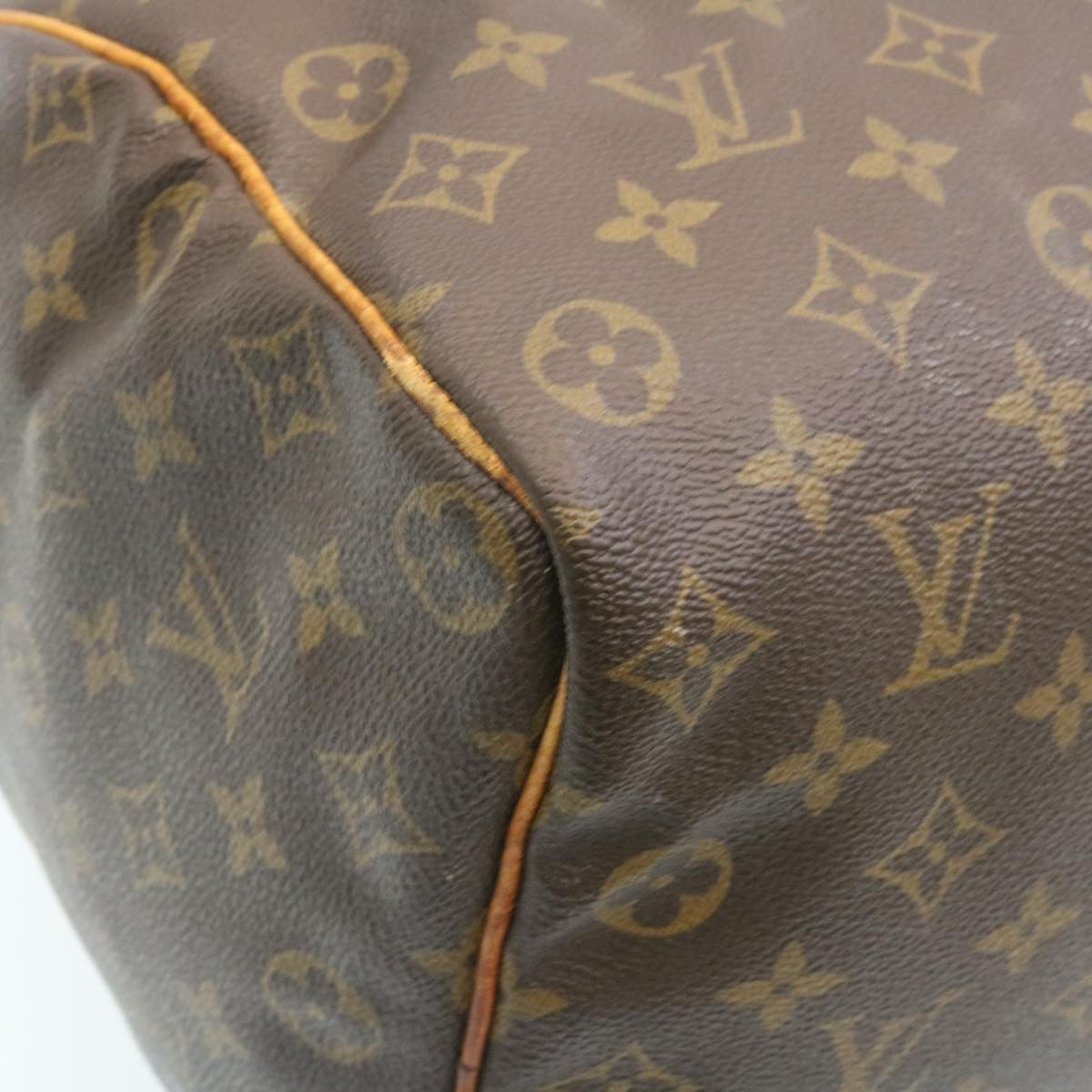 LOUIS VUITTON Monogram Speedy 35 Hand Bag M41524 LV Auth th2156