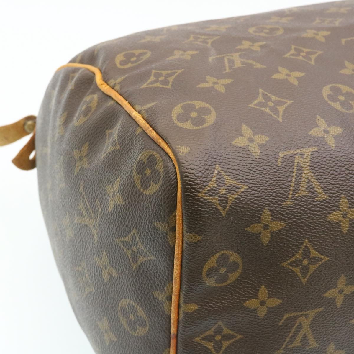 LOUIS VUITTON Monogram Speedy 35 Hand Bag M41524 LV Auth th2156