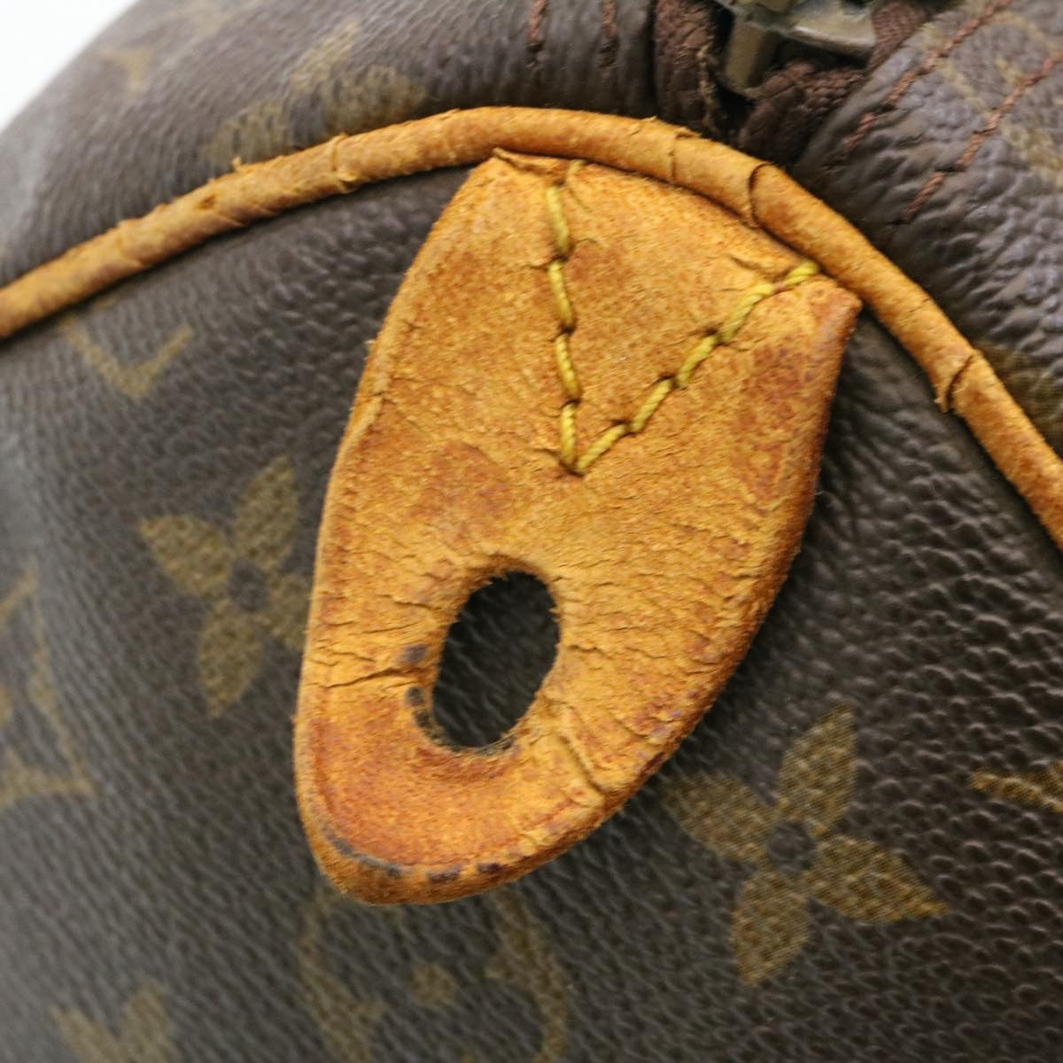 LOUIS VUITTON Monogram Speedy 35 Hand Bag M41524 LV Auth th2156