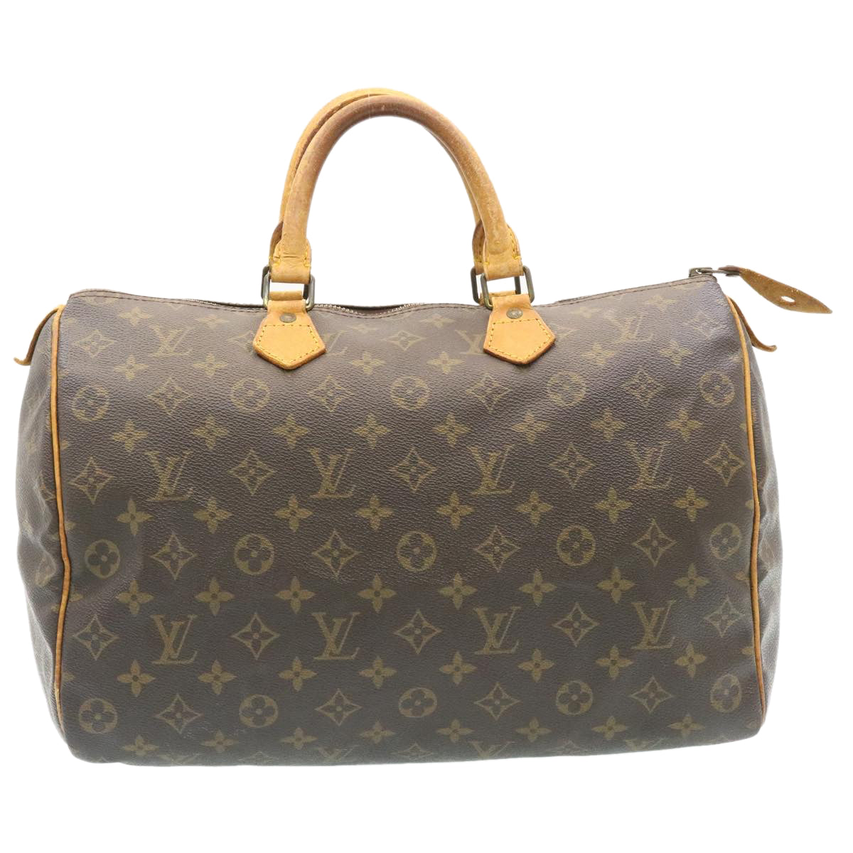 LOUIS VUITTON Monogram Speedy 35 Hand Bag M41524 LV Auth th2156