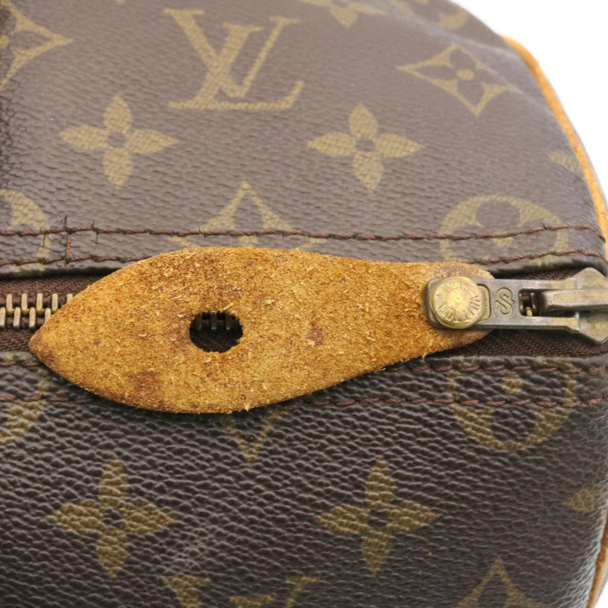 LOUIS VUITTON Monogram Speedy 35 Hand Bag M41524 LV Auth th2156