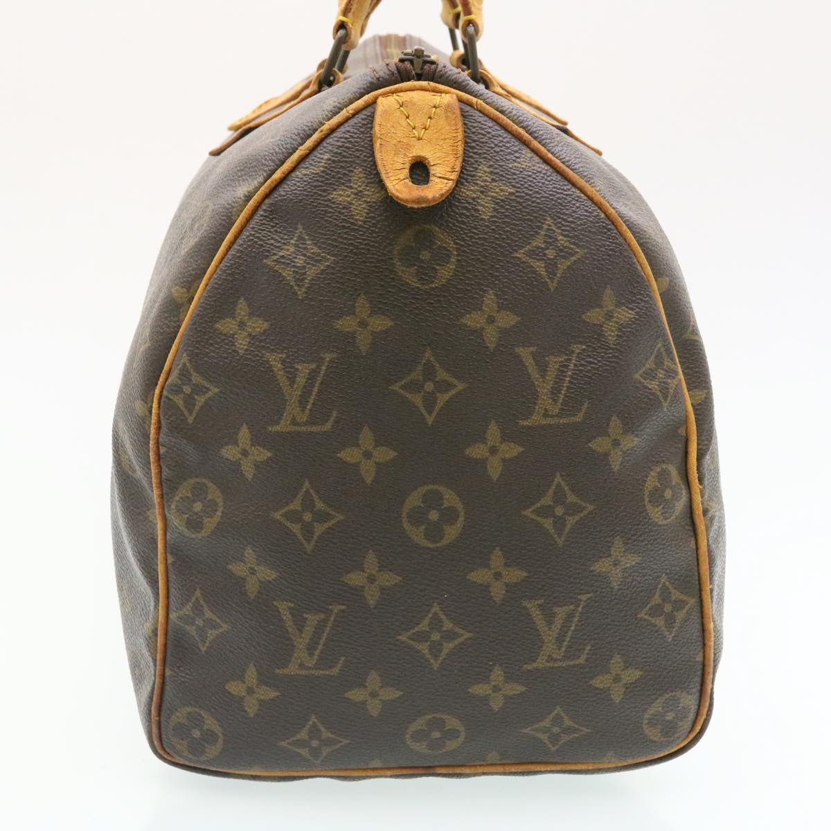 LOUIS VUITTON Monogram Speedy 35 Hand Bag M41524 LV Auth th2156