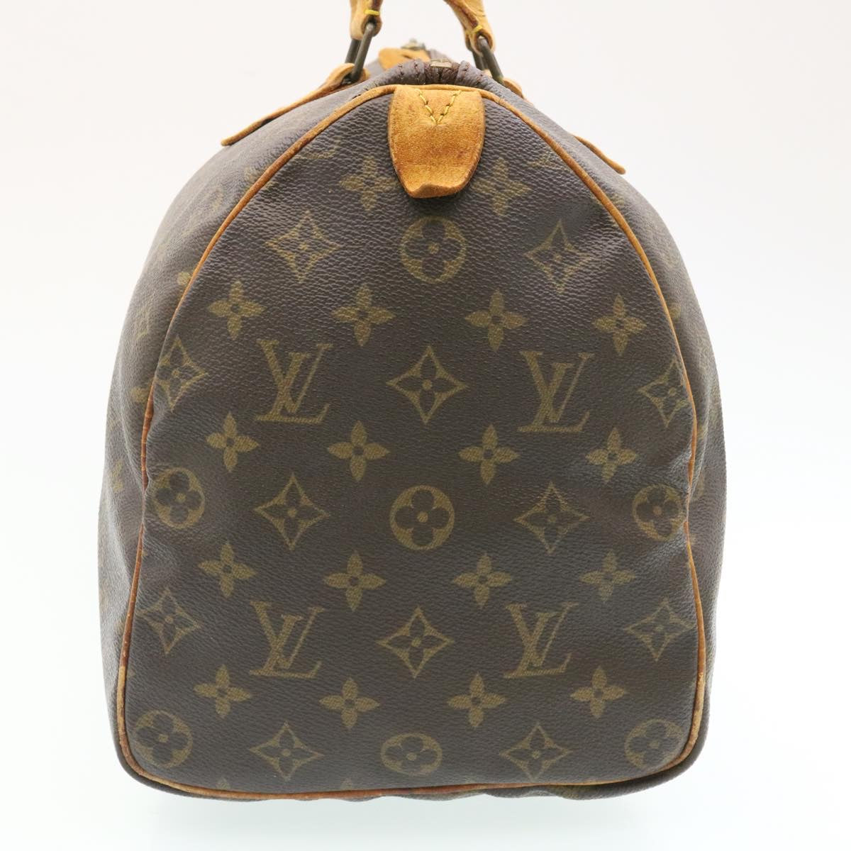 LOUIS VUITTON Monogram Speedy 35 Hand Bag M41524 LV Auth th2156