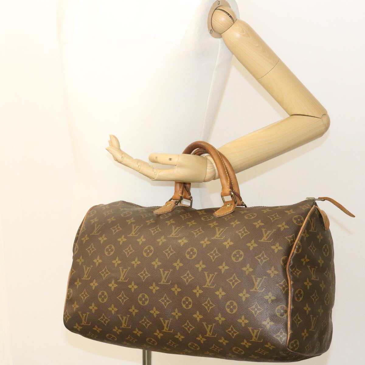 LOUIS VUITTON Monogram Speedy 40 Hand Bag M41522 LV Auth  th2196