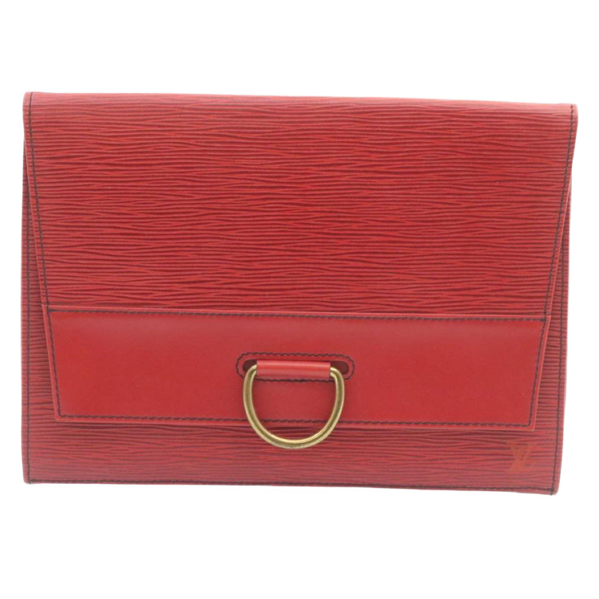 LOUIS VUITTON Epi Jena Clutch Bag Red M52727 LV Auth th2229