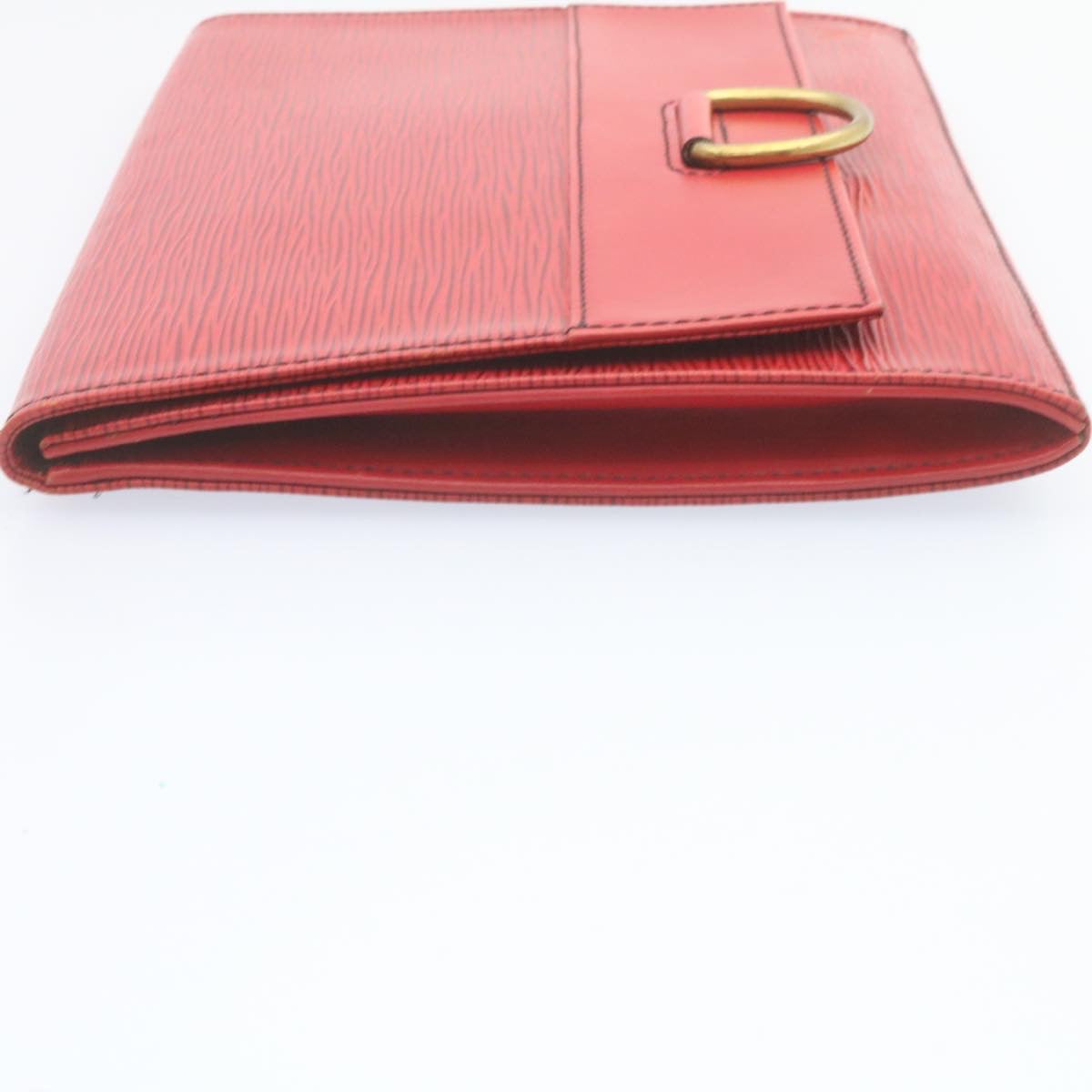 LOUIS VUITTON Epi Jena Clutch Bag Red M52727 LV Auth th2229