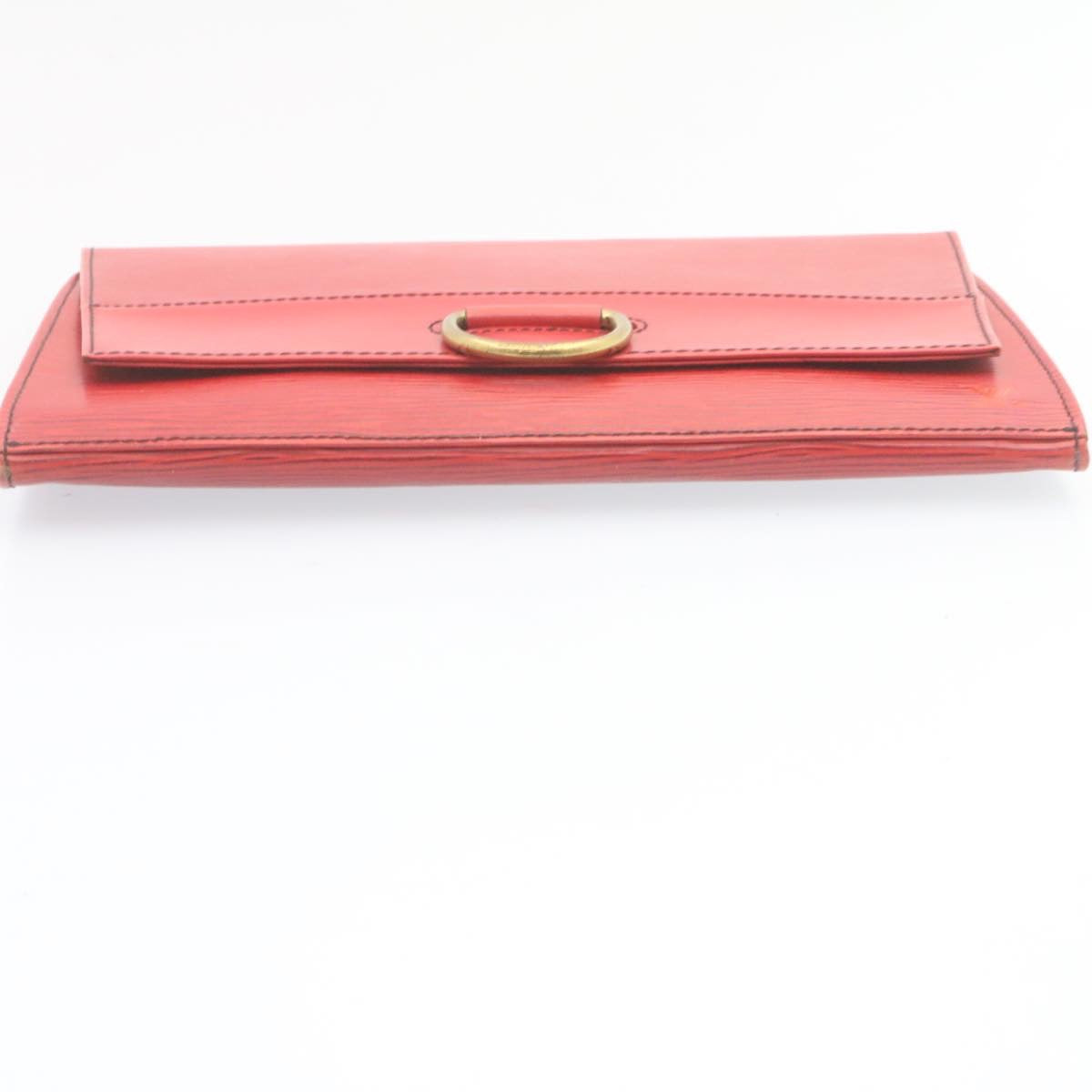 LOUIS VUITTON Epi Jena Clutch Bag Red M52727 LV Auth th2229