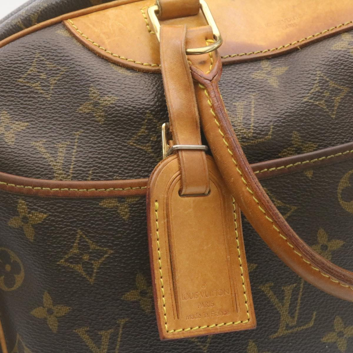 LOUIS VUITTON Monogram Deauville Hand Bag M47270 LV Auth th2397