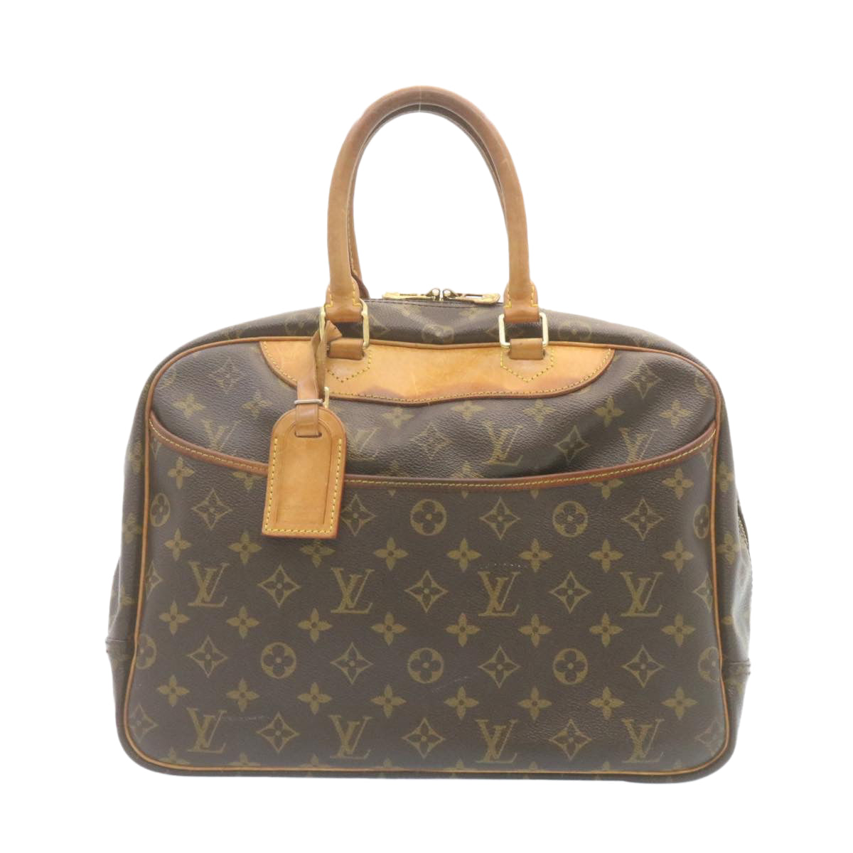 LOUIS VUITTON Monogram Deauville Hand Bag M47270 LV Auth th2397