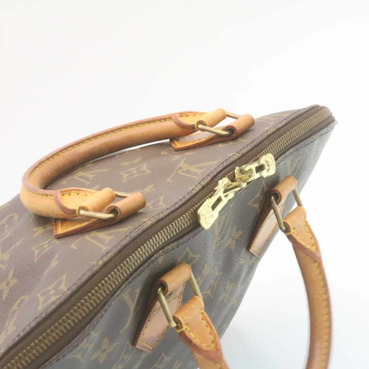 LOUIS VUITTON Monogram Alma Hand Bag M51130 LV Auth th2418