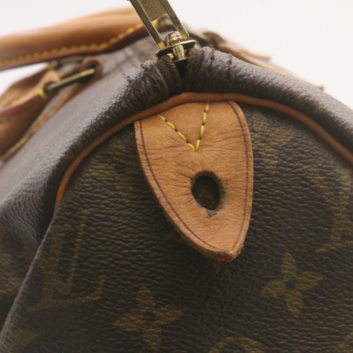 LOUIS VUITTON Monogram Speedy 40 Hand Bag M41522 LV Auth th2421