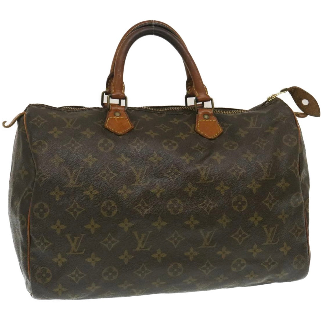 LOUIS VUITTON Monogram Speedy 35 Hand Bag M41524 LV Auth th2443