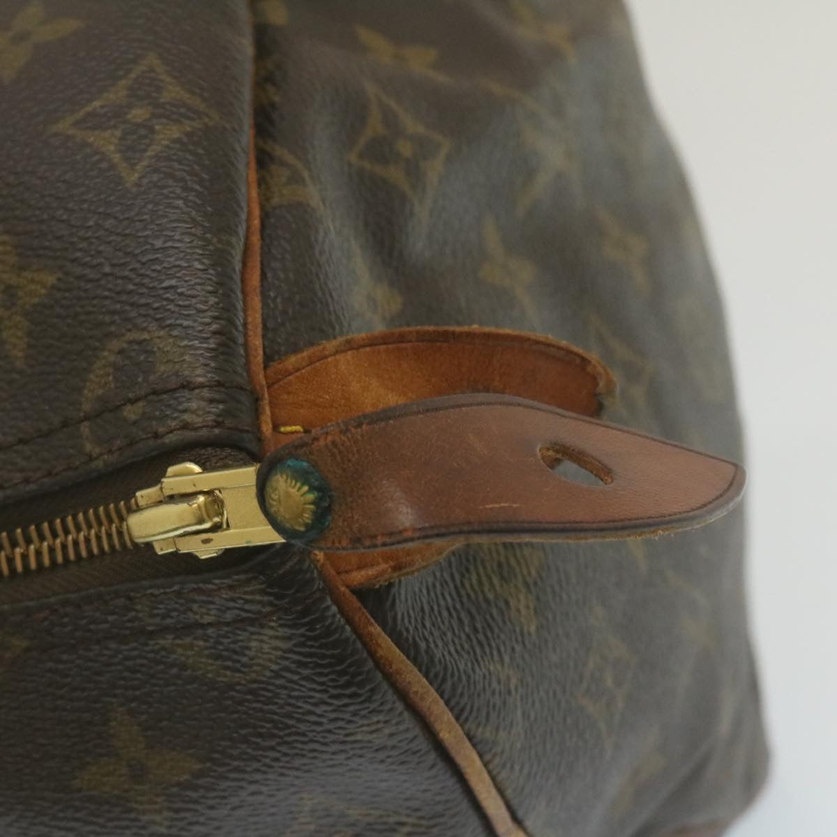 LOUIS VUITTON Monogram Speedy 35 Hand Bag M41524 LV Auth th2443