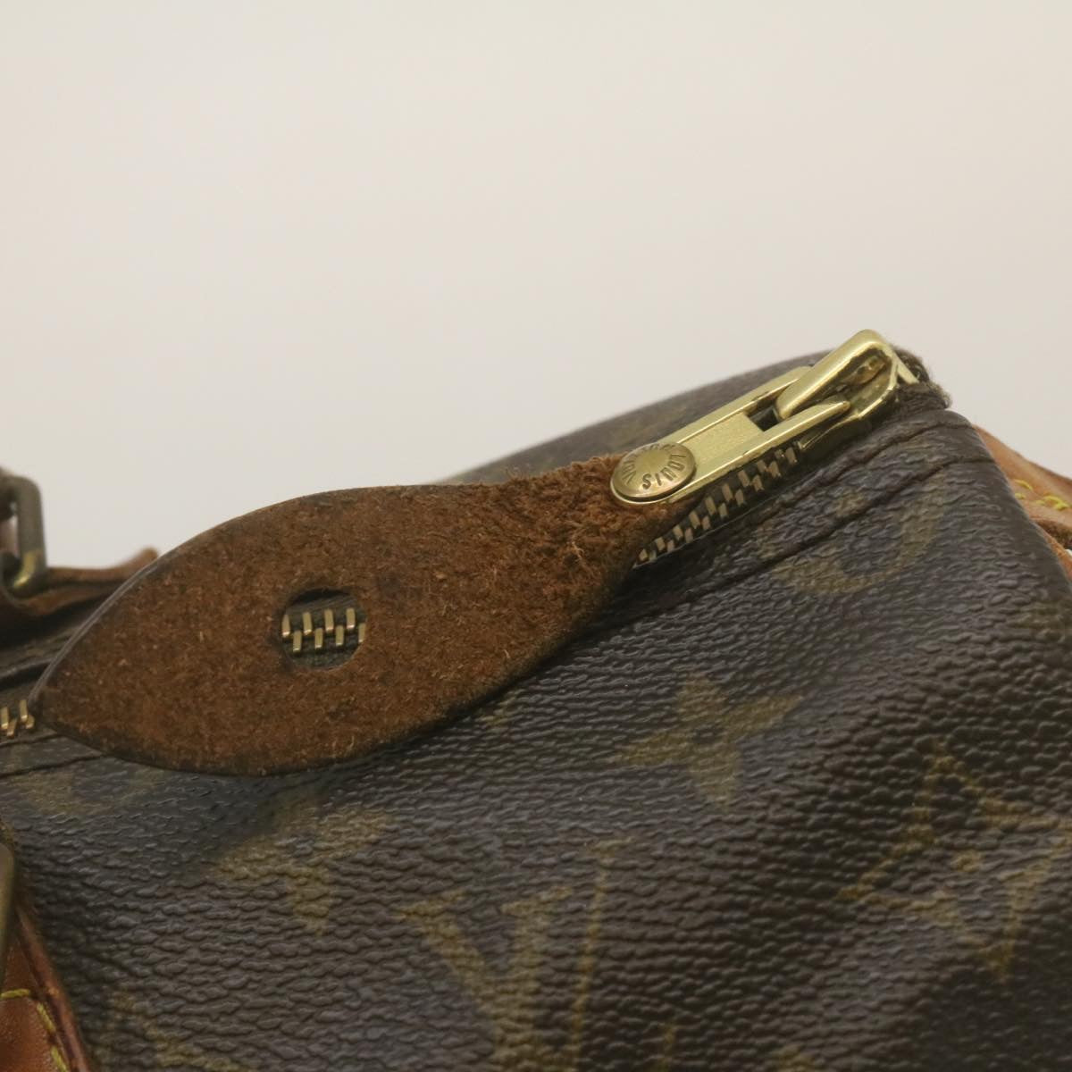 LOUIS VUITTON Monogram Speedy 35 Hand Bag M41524 LV Auth th2443