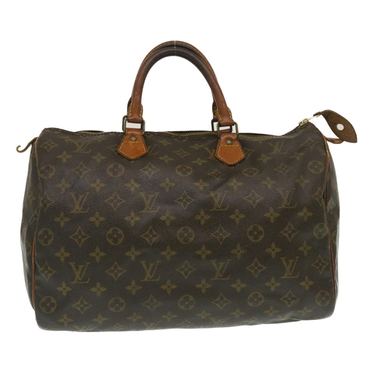 LOUIS VUITTON Monogram Speedy 35 Hand Bag M41524 LV Auth th2443