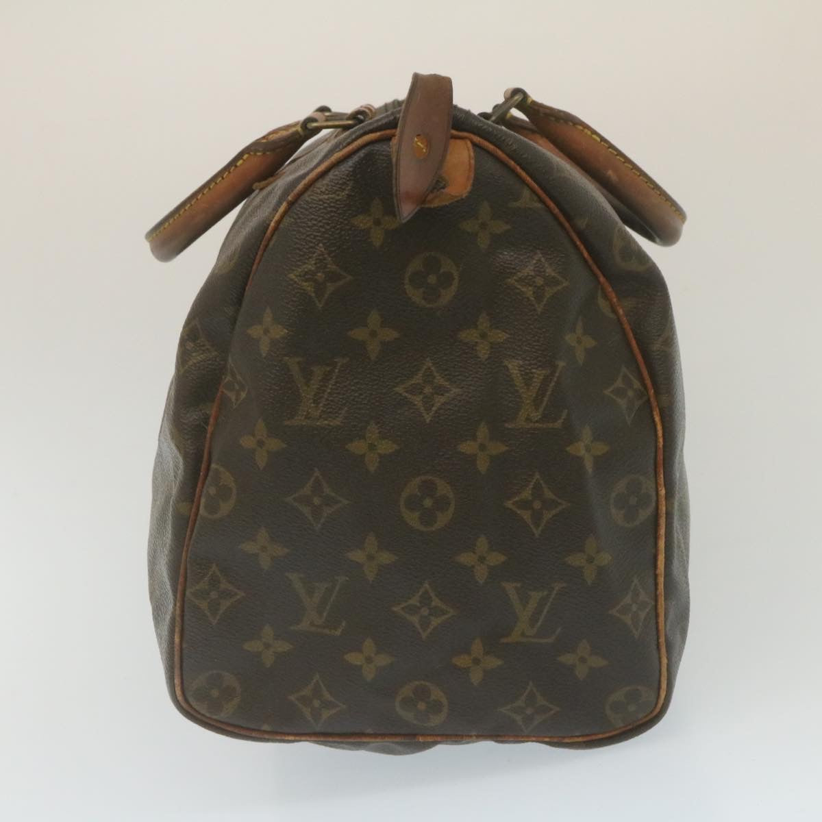 LOUIS VUITTON Monogram Speedy 35 Hand Bag M41524 LV Auth th2443