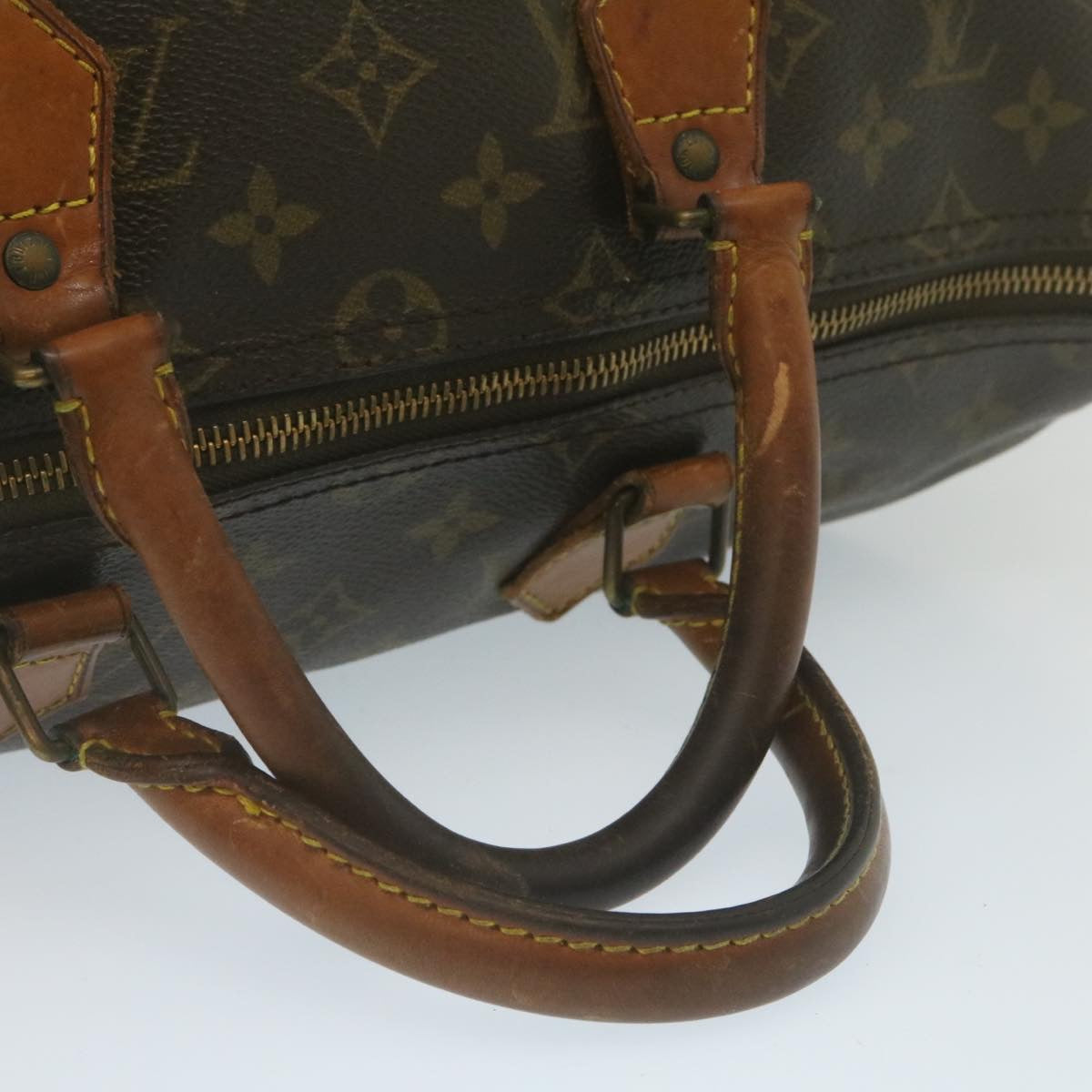 LOUIS VUITTON Monogram Speedy 35 Hand Bag M41524 LV Auth th2443