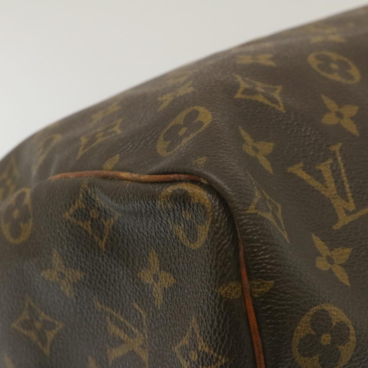 LOUIS VUITTON Monogram Speedy 35 Hand Bag M41524 LV Auth th2445