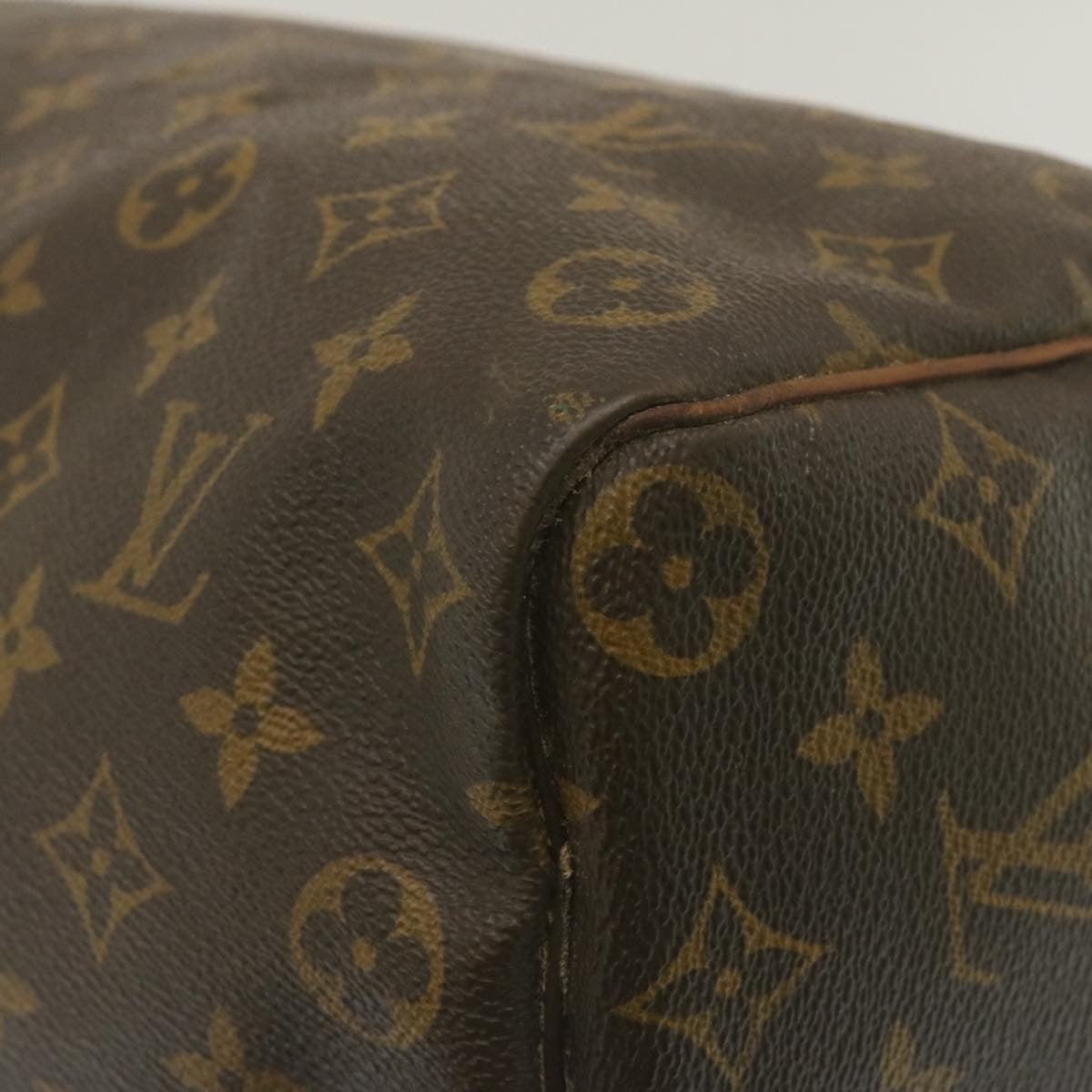 LOUIS VUITTON Monogram Speedy 35 Hand Bag M41524 LV Auth th2445