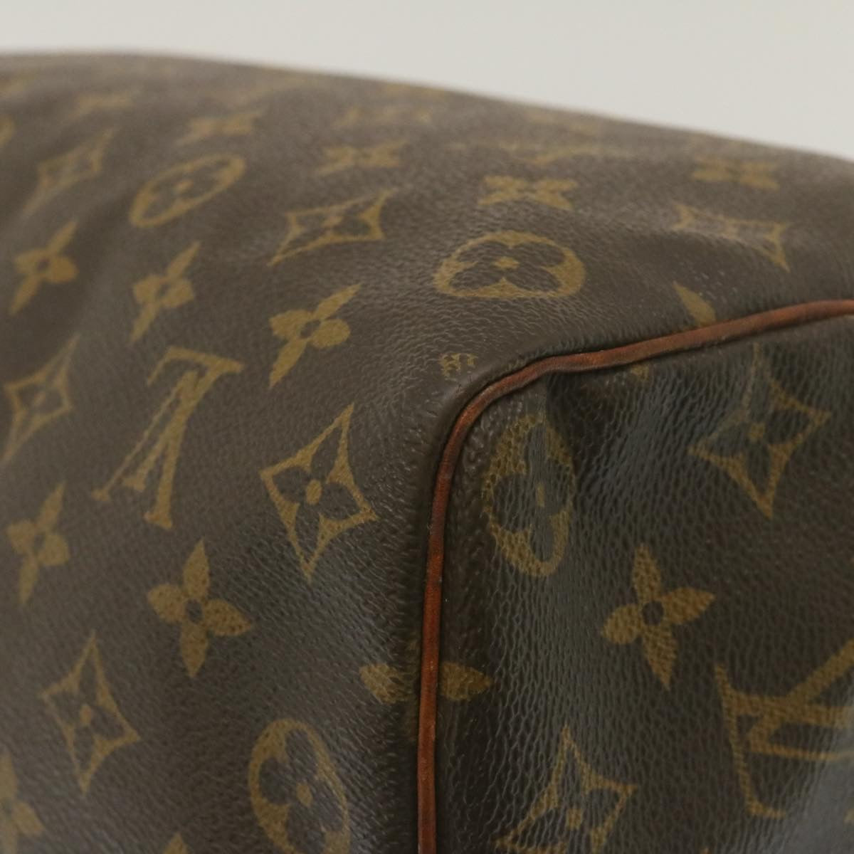 LOUIS VUITTON Monogram Speedy 35 Hand Bag M41524 LV Auth th2445