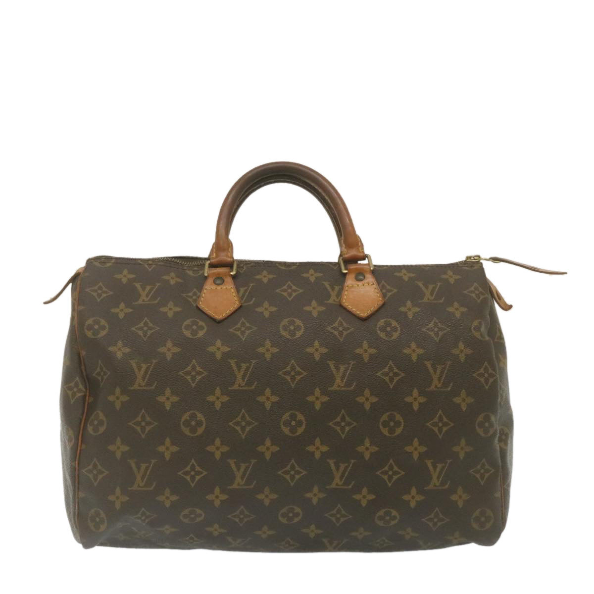 LOUIS VUITTON Monogram Speedy 35 Hand Bag M41524 LV Auth th2445