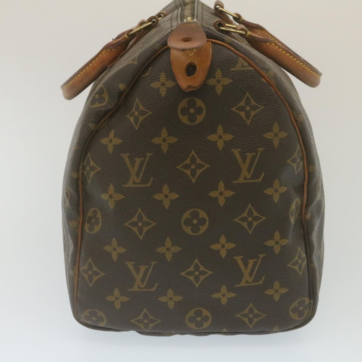 LOUIS VUITTON Monogram Speedy 35 Hand Bag M41524 LV Auth th2445