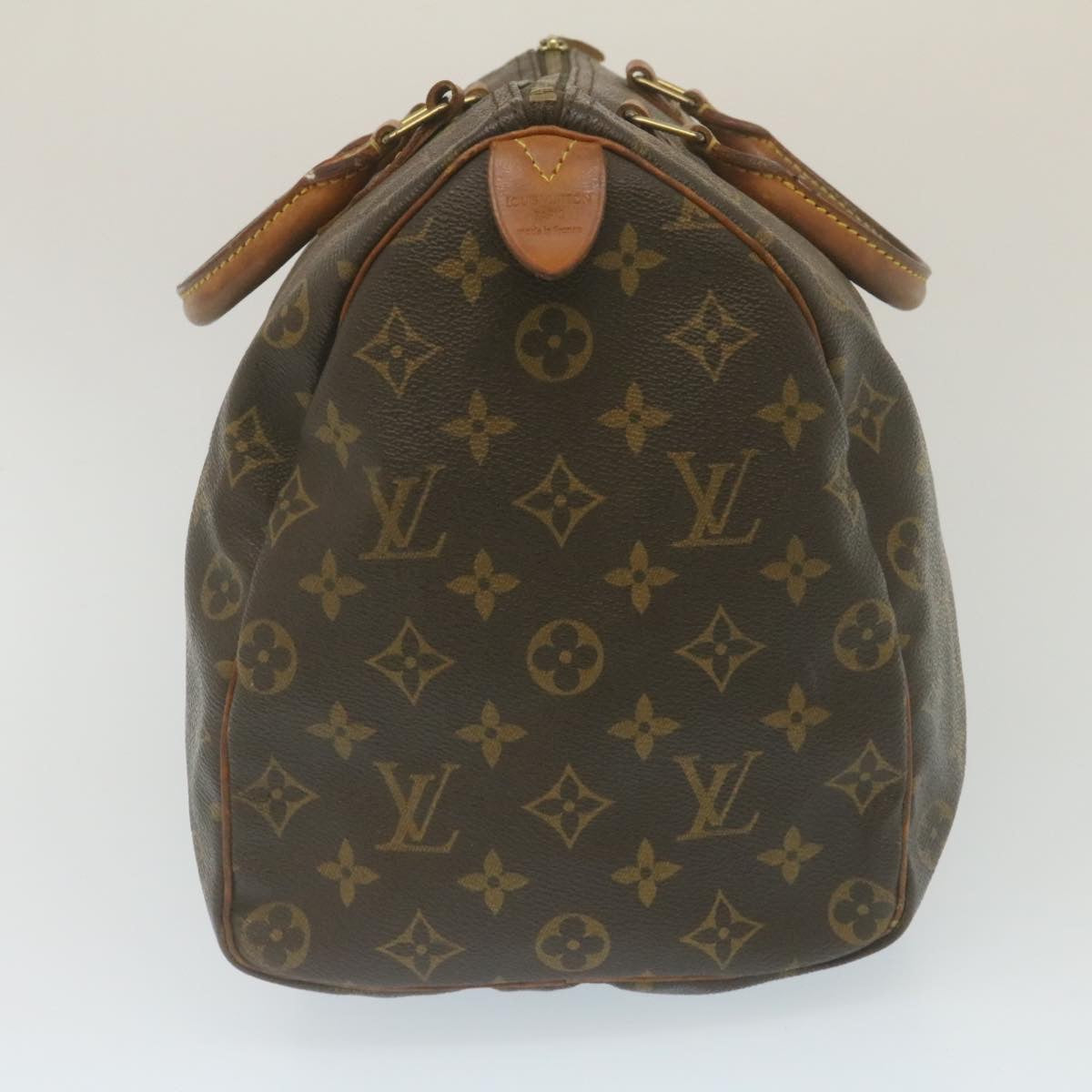 LOUIS VUITTON Monogram Speedy 35 Hand Bag M41524 LV Auth th2445