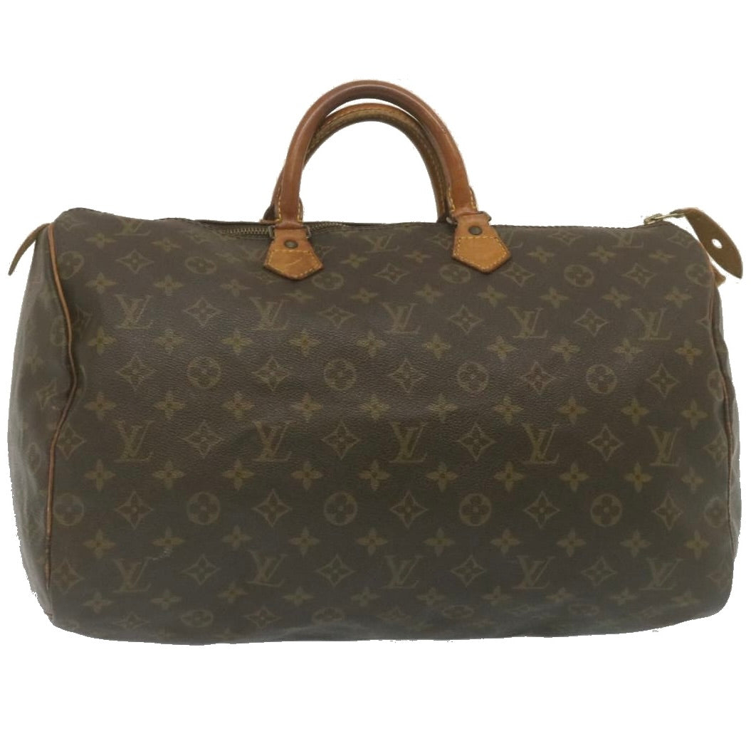 LOUIS VUITTON Monogram Speedy 40 Hand Bag M41522 LV Auth th2454