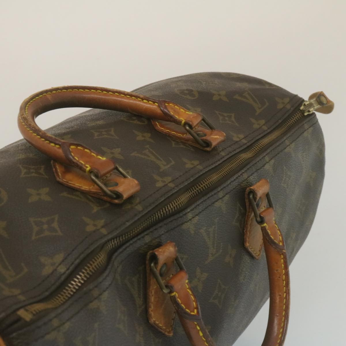 LOUIS VUITTON Monogram Speedy 40 Hand Bag M41522 LV Auth th2454