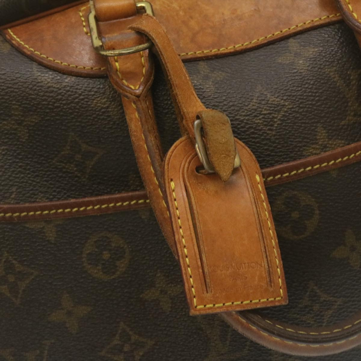 LOUIS VUITTON Monogram Deauville Hand Bag M47270 LV Auth th2464