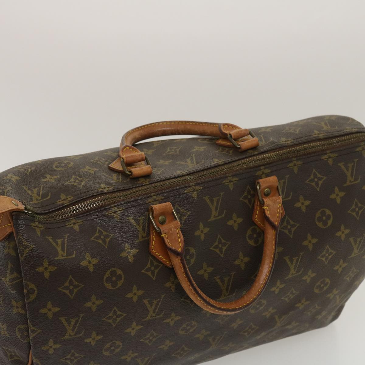 LOUIS VUITTON Monogram Speedy 40 Hand Bag M41522 LV Auth th2539