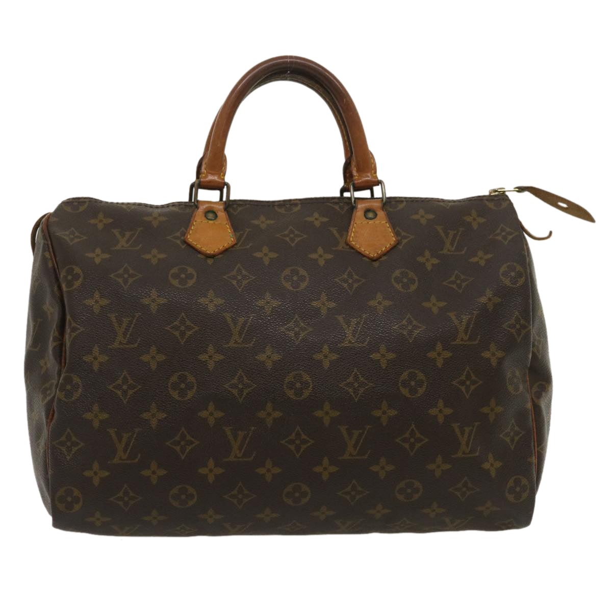 LOUIS VUITTON Monogram Speedy 35 Hand Bag M41524 LV Auth th2565