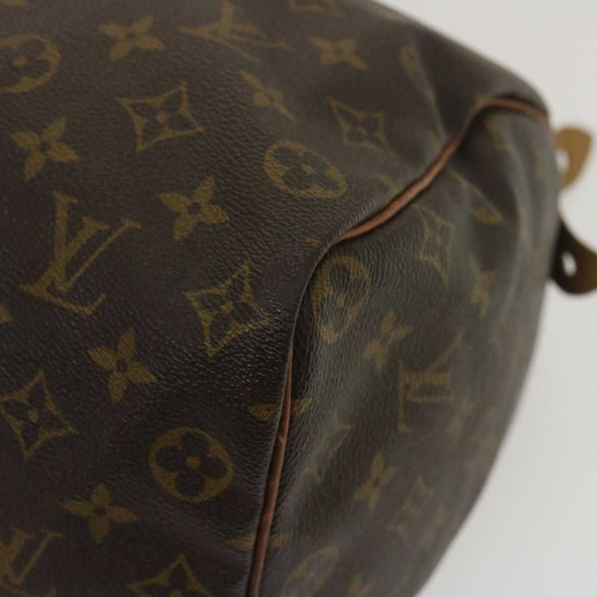 LOUIS VUITTON Monogram Speedy 35 Hand Bag M41524 LV Auth th2565