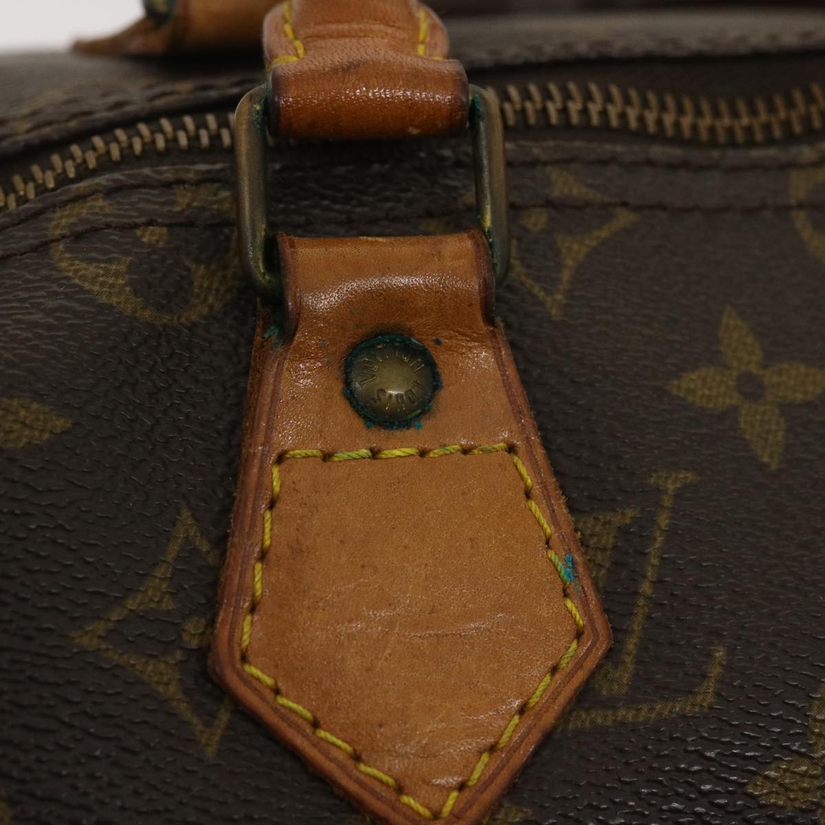 LOUIS VUITTON Monogram Speedy 35 Hand Bag M41524 LV Auth th2565