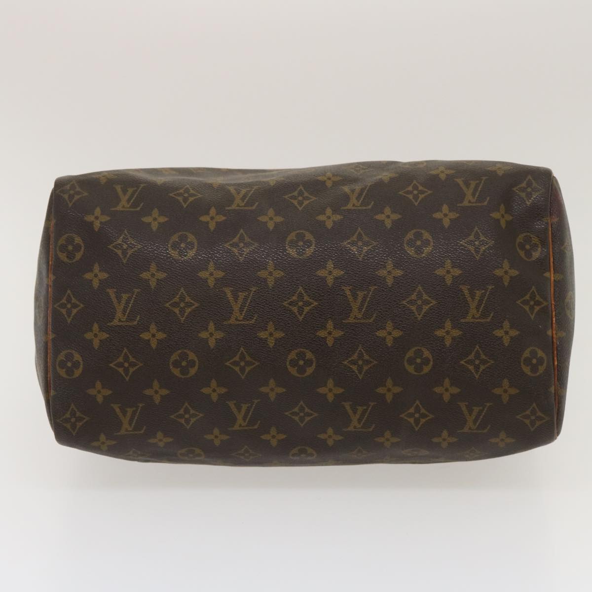 LOUIS VUITTON Monogram Speedy 35 Hand Bag M41524 LV Auth th2606