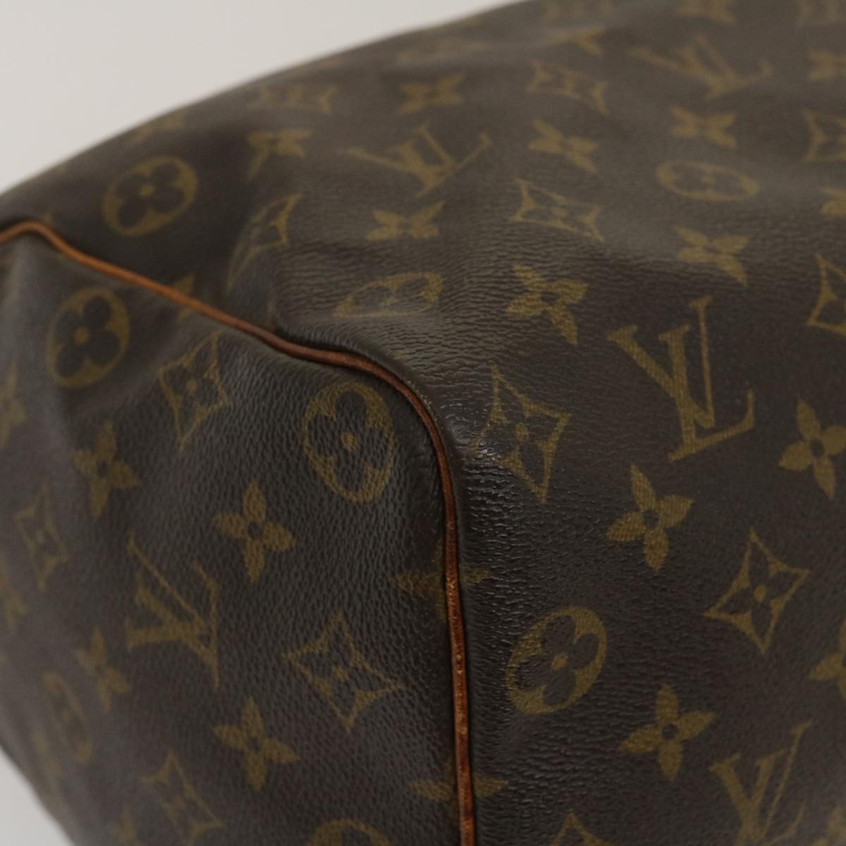 LOUIS VUITTON Monogram Speedy 35 Hand Bag M41524 LV Auth th2606