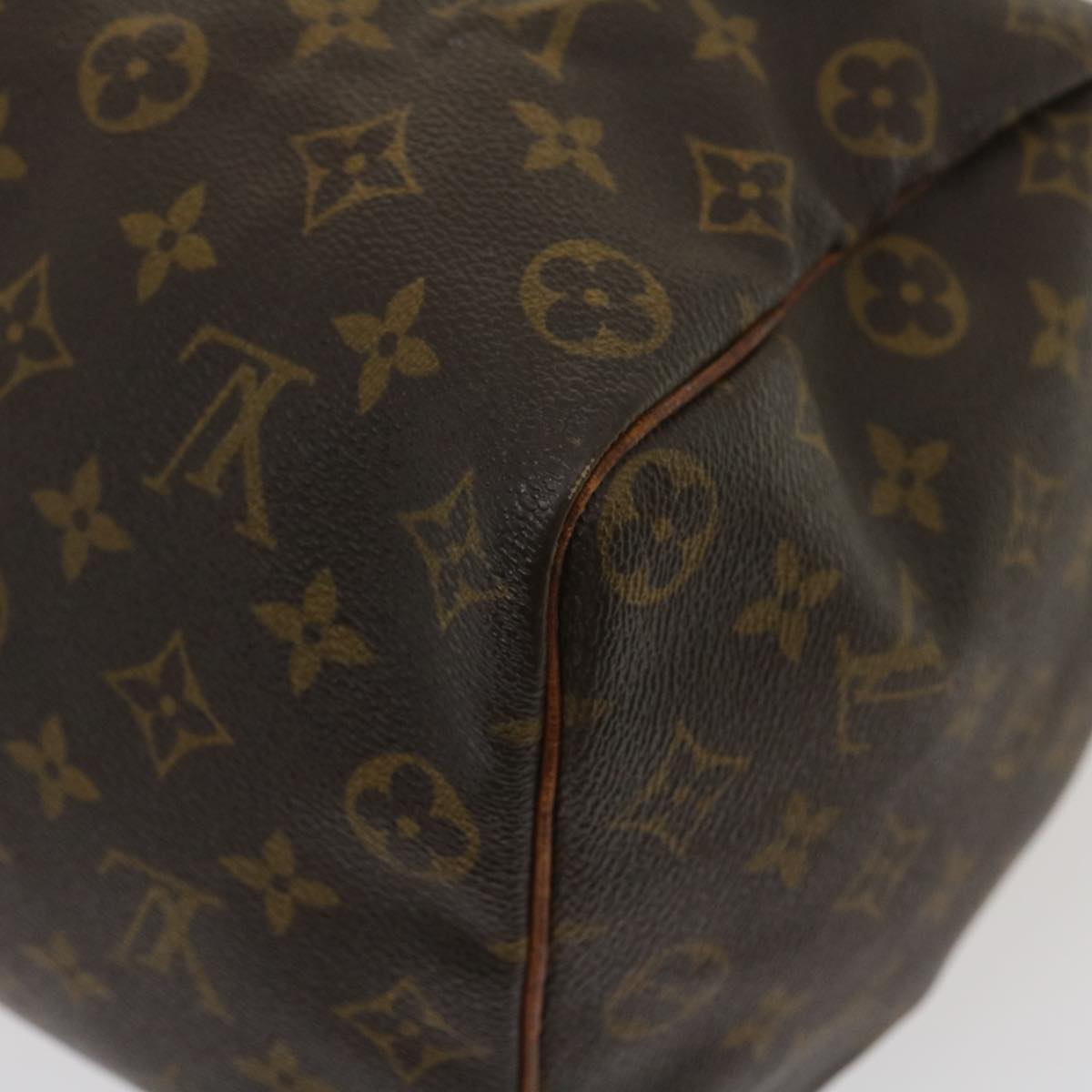 LOUIS VUITTON Monogram Speedy 35 Hand Bag M41524 LV Auth th2606