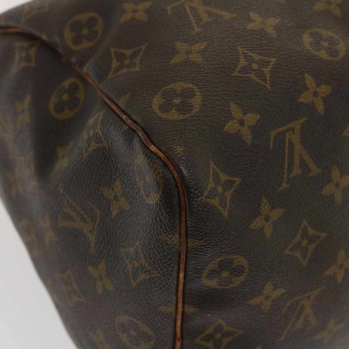 LOUIS VUITTON Monogram Speedy 35 Hand Bag M41524 LV Auth th2606