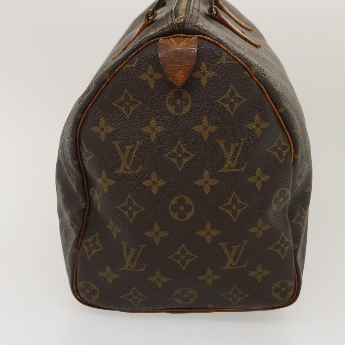 LOUIS VUITTON Monogram Speedy 35 Hand Bag M41524 LV Auth th2606