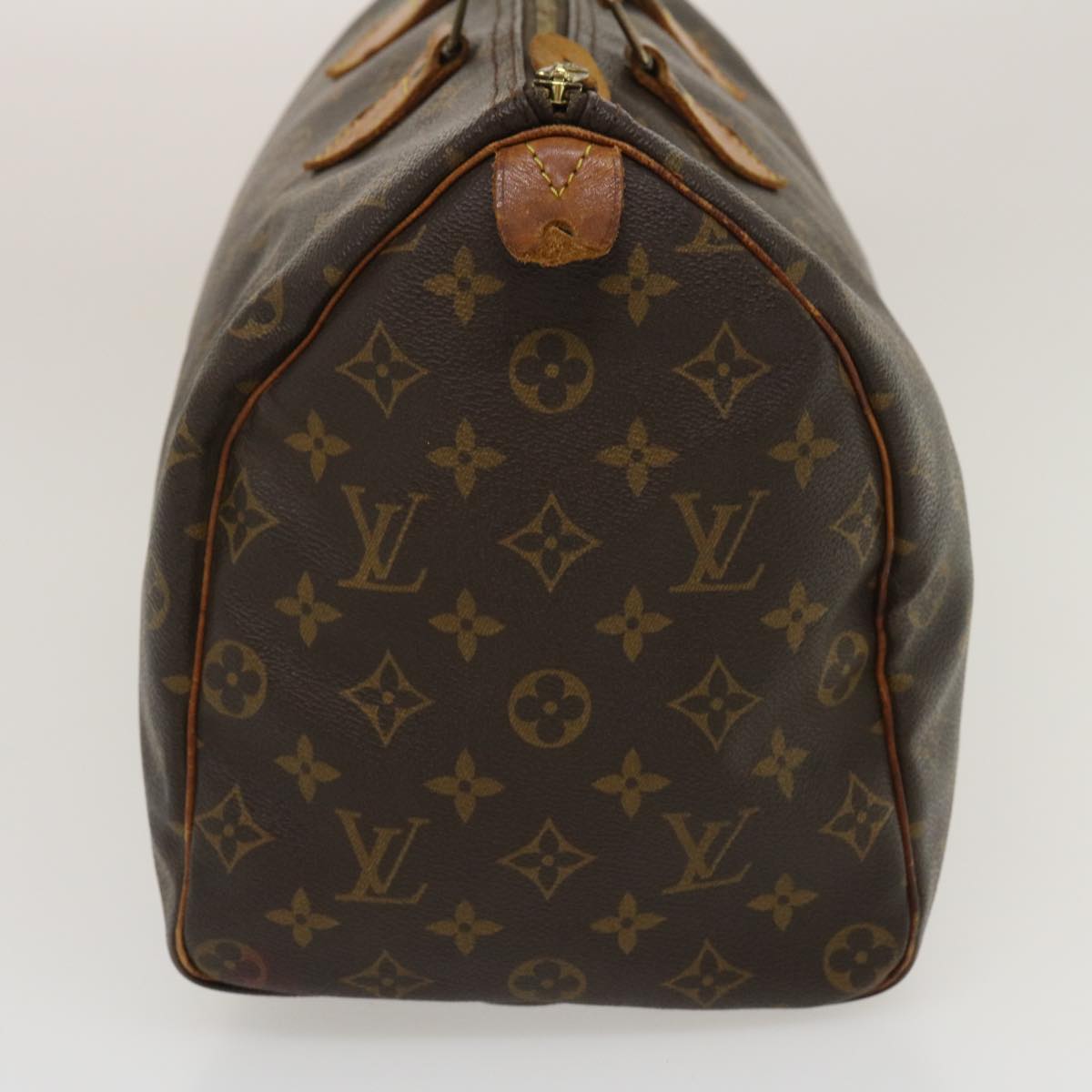 LOUIS VUITTON Monogram Speedy 35 Hand Bag M41524 LV Auth th2606