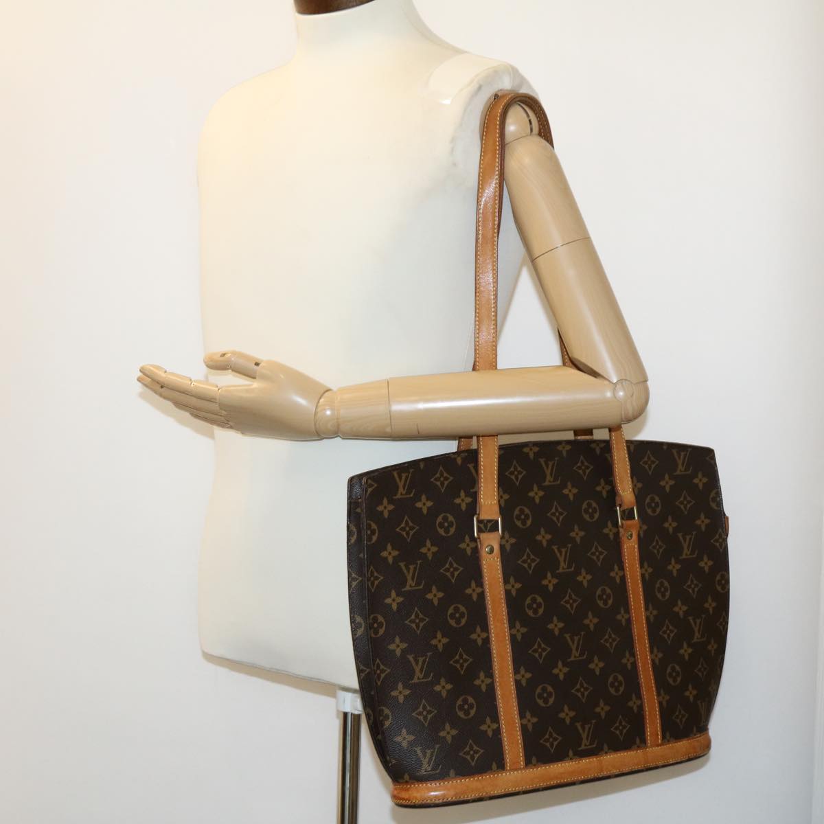 LOUIS VUITTON Monogram Babylone Tote Bag M51102 LV Auth th2607