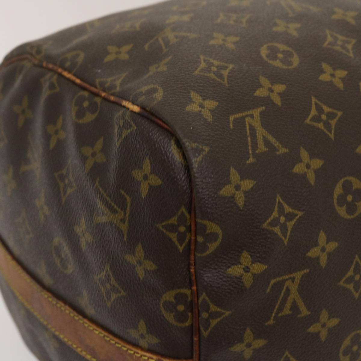 LOUIS VUITTON Monogram Keepall Bandouliere 55 Boston Bag M41414 LV Auth th2609