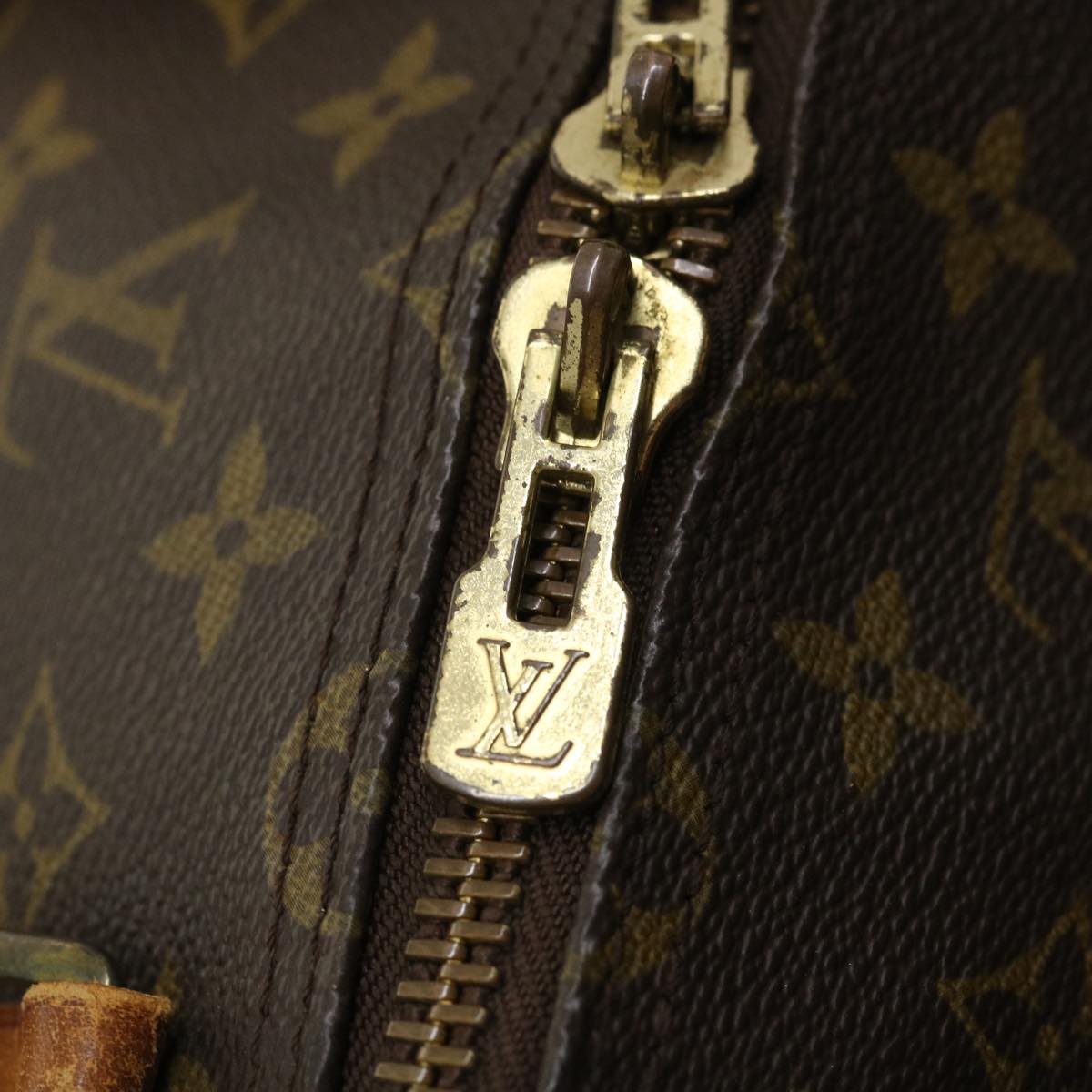 LOUIS VUITTON Monogram Keepall Bandouliere 55 Boston Bag M41414 LV Auth th2609