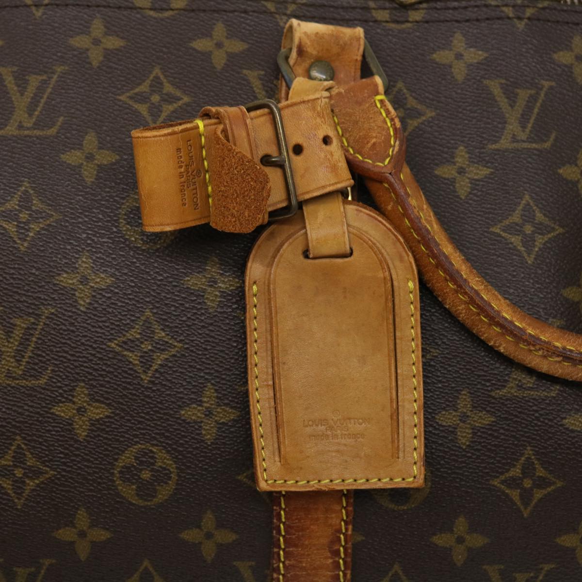 LOUIS VUITTON Monogram Keepall Bandouliere 55 Boston Bag M41414 LV Auth th2609