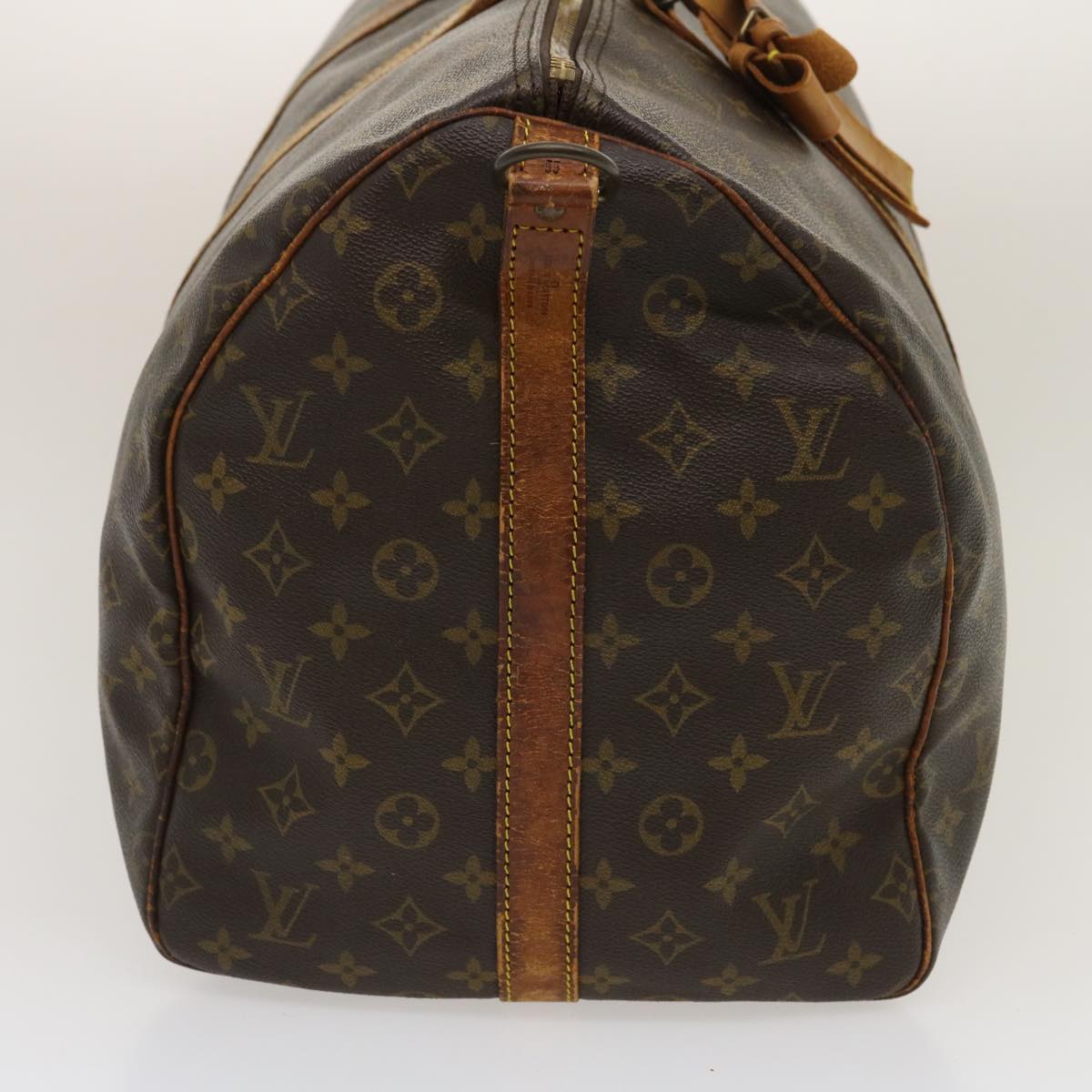 LOUIS VUITTON Monogram Keepall Bandouliere 55 Boston Bag M41414 LV Auth th2609