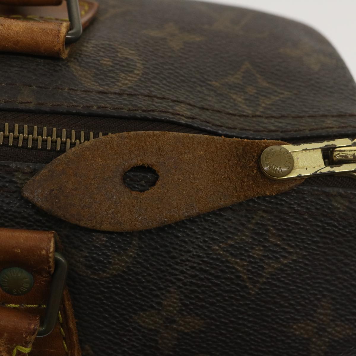 LOUIS VUITTON Monogram Speedy 30 Hand Bag M41526 LV Auth th2619