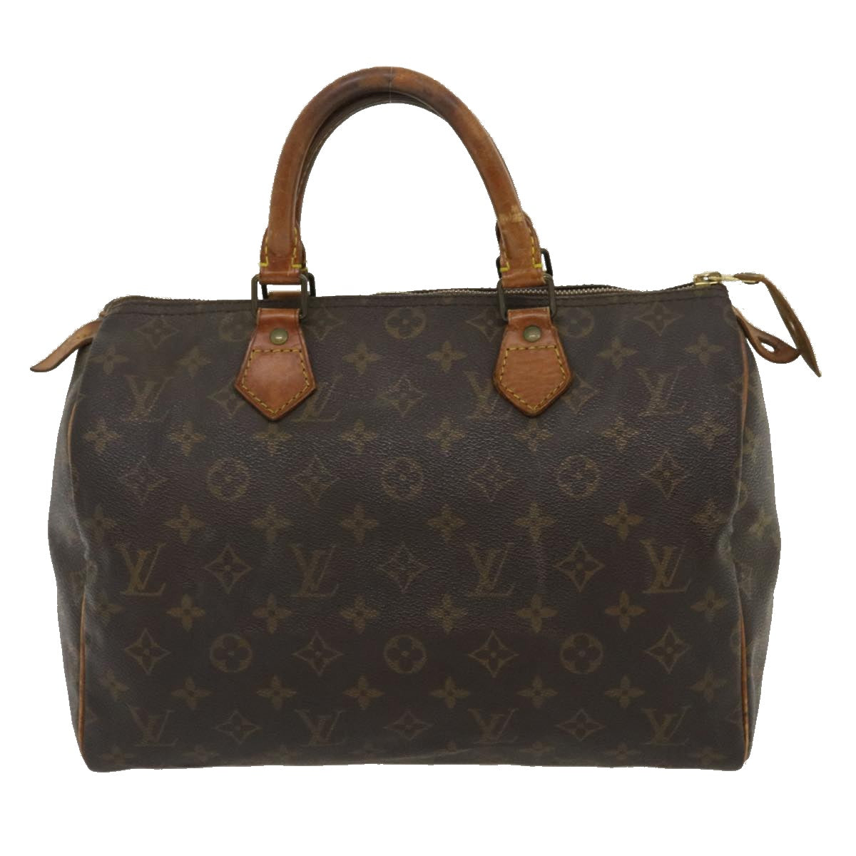 LOUIS VUITTON Monogram Speedy 30 Hand Bag M41526 LV Auth th2619